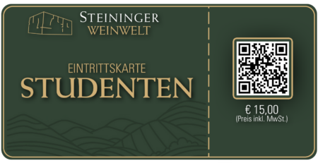 Eintritt Studenten - Weinwelt Standard